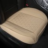 Black Panther Luxury Polyvinyl Car Seat Cover Front Bottom Seat