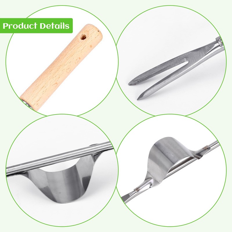 Pack of 2 Weeder Stainless Steel, Dandelion Cutters, Root Weeder