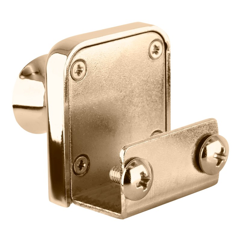 CRL Gold Plated Lock for 3/8" Single Glass Doors -