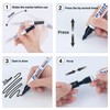 DAPAWIN Black Paint Pen Permanent Marker Waterproof -4 Black paint