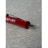 Snap-on Tools Red Flat Head Screwdriver with Valve Core Remover