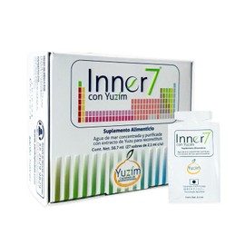 Inner7 Sanki - Suplemento Alimenticio Natural lquido con Magnesio, Yuzu Y Minerales extrados de Agua de Mar 27pzs                                     