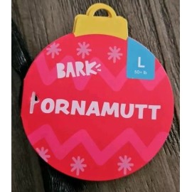 Barkbox Christmas Barkbox Super Chewer Ornamutt VANILLA Fetch Squeaker Toy Lg 50+ lbs