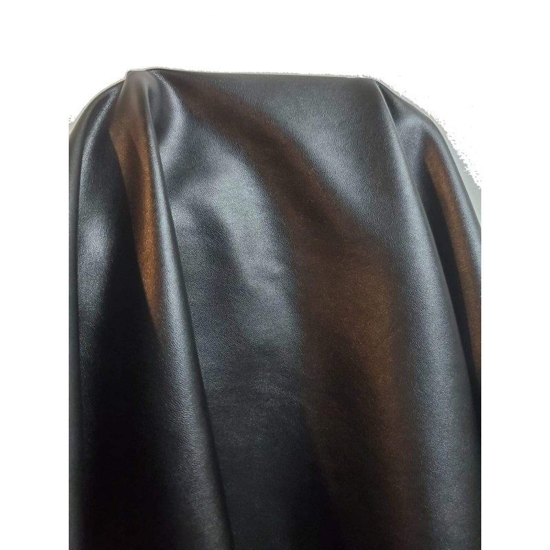 NAT Leathers | Black Stretch Super Soft Faux Vegan Leather