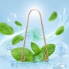 Limpiador Lingual de Cobre 100%, Higiene bucal diaria, Elimina bacterias