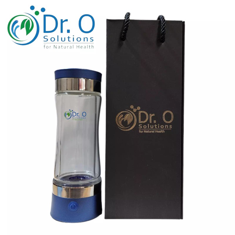 Dr O Solutions Glass Hydrogen Water Bottle Hydrogen Generator Hydrogen