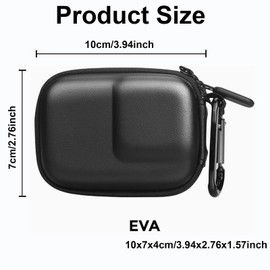 gotyou Case for DJI OSMO Action 5 Pro/4/3, Case for DJI OSMO Action with a Mountaineering Buckle and a Hand Rope, Waterproof, Shockproof for GoPro 13/12/11/10/9 Camera Accessories