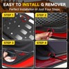 MusixiA Metal Front & Rear Door Pockets Box Pockets for