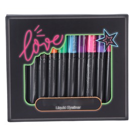 12 Colors Eyeliner Set UV Fluorescent Quickly Drying Long Lasting Eyeliner Pencil Eye Makeup Kit
