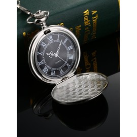 Hicarer Men's Analogue Quartz Pocket Watch