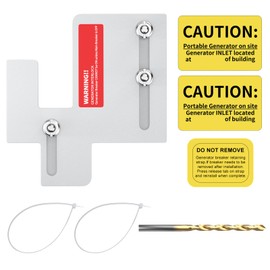 Beyamis Generator Interlock Kit Compatible with Eaton Cutler Hammer BR Series 150 and 200 amp Panels, 1 1/4-1 7/16 Inches Spacing Between Main and Branch Breaker, Professional Generator Interlock Kit