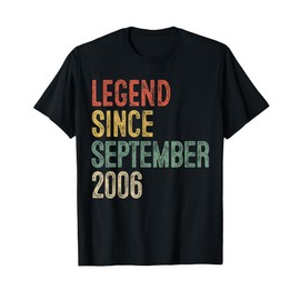 Legend 2006 19th Birthday Gifts for Boy Girl 19 Year Old T-Shirt