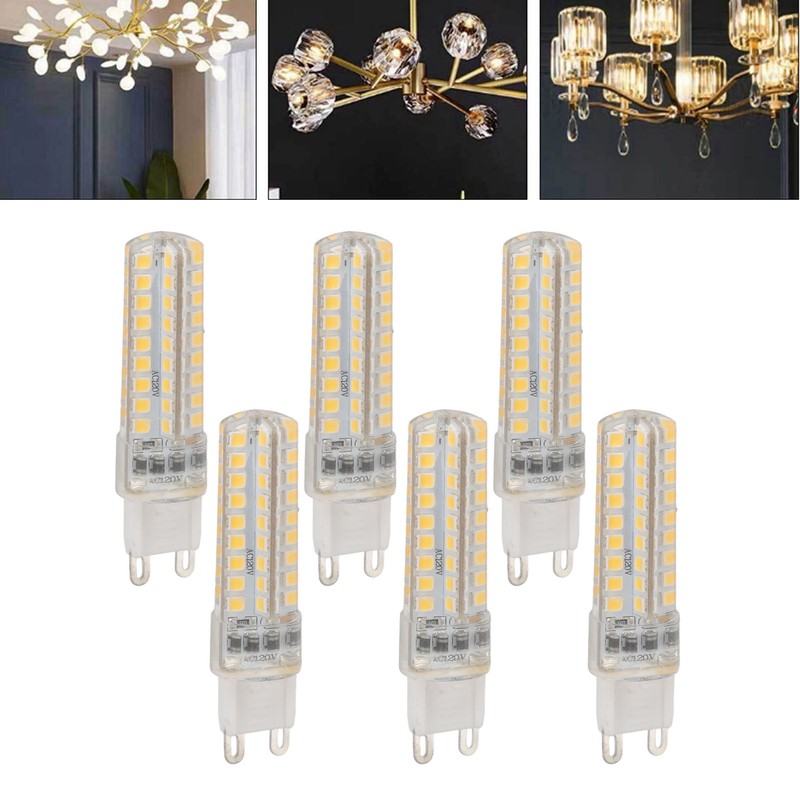 6PCS G9 LED Bulb Dimmable 3W 270LM 72LEDs G9 Bulb