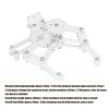 Mechanical Claw Arm Robot Clamp Aluminium Alloy Accessory for Servo