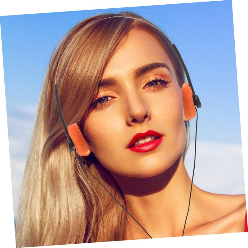 Mipcase Adjustable Lightweight Retro Headphones with Cushioned Ear Pads for