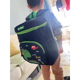 XNDZ Toddler Backpack for Nursery Kids Children Dinosaur Backpack with Chest Strap Kindergarten School Bag Outdoor Rucksack for 3-6 Years Boys Girls (Navy Dinosaur)