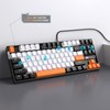 MageGee 75% Mechanical Gaming Keyboard, Yellow Switch, LED White Backlit,