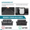 Jcones 3 Pieces Couch Covers for 2 Cushion Sofa Super