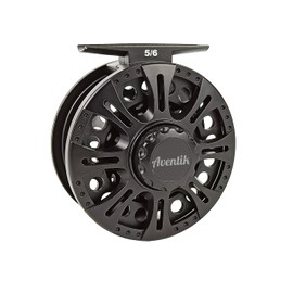 (3/4) - Aventik Z Centre Drag System Classic III Graphite Large Arbour Fly Fishing Reel Sizes 3/4, 5/6, 7/8