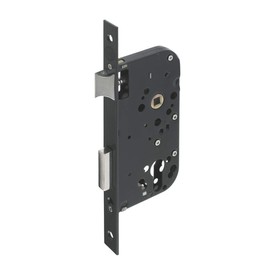 Yale Mortice Lock with Cylinder Hole - 40mm Axle Trunk 148mm - Reversible Deadbolt Square Ends - Ideal for Entrance Doors, Service and Sensitive Premises - Black