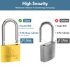 DELSWIN Weatherproof Padlock with Key (Keyed Alike) - Heavy Duty