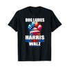 Dog Ladies For Harris Walz 2024 T-Shirt