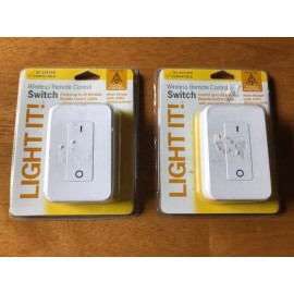 Fulcrum Light It! Fulcrum 30019-308 Wireless Remote Control Switches (SET OF 2) NWT