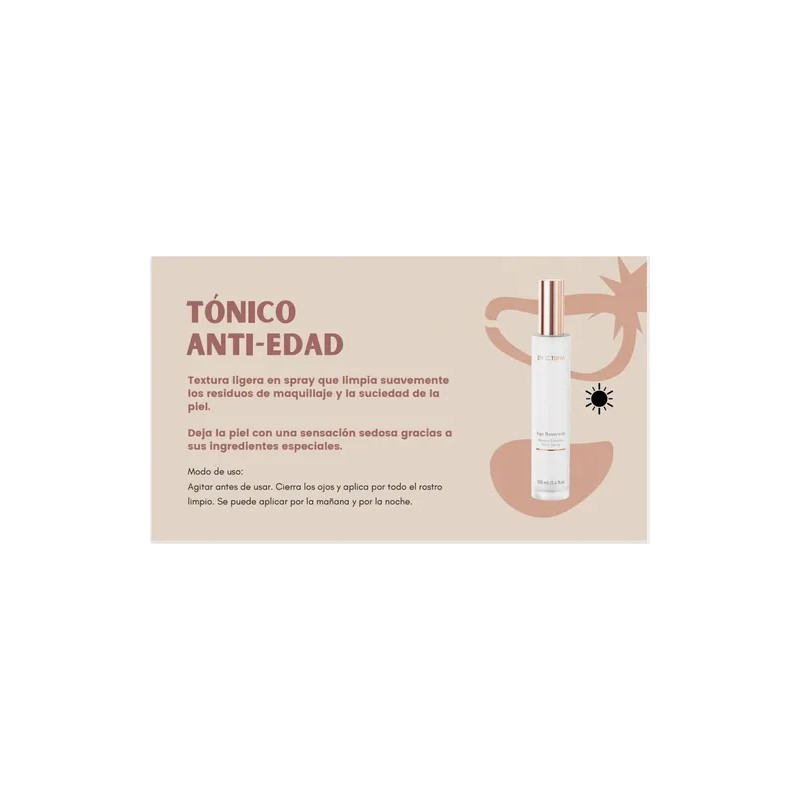 Tónico Facial Antiedad 100ml Dr.c Tuna Farmasi Age Reversist