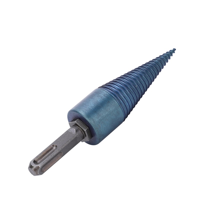 Screw Cone Drill Bit Square Shank Firewood Splitter Drilling Wood