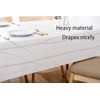 TruDelve Heavy Duty Vinyl Table Cloth for Kitchen Dining Table