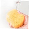 Baluue 50pcs Round Cellulose Makeup Removal Sponges for Deep Cleansing
