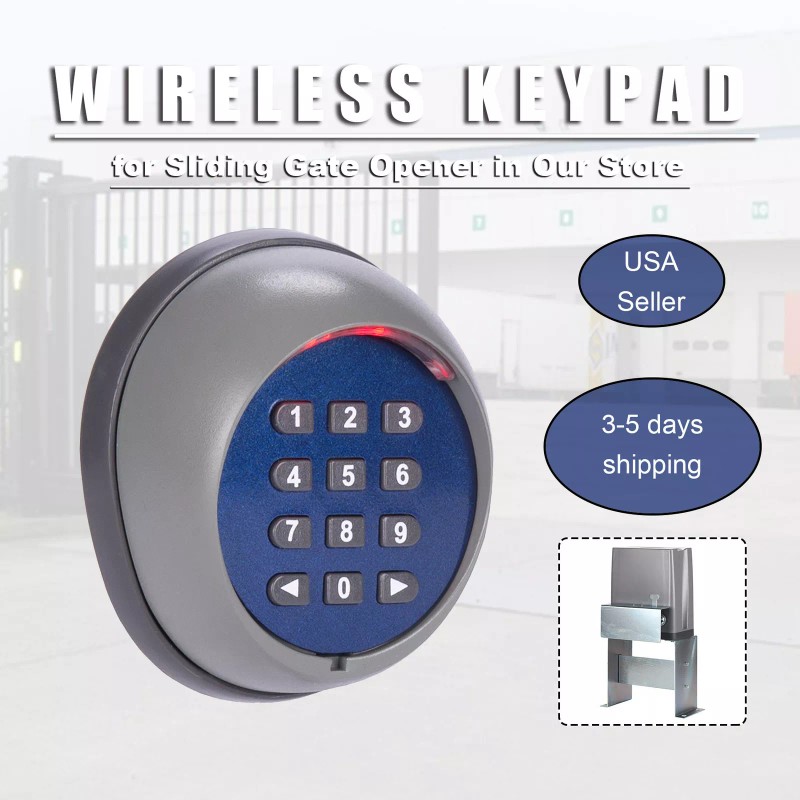 CO-Z 2 x Wireless keypad Sliding Gate Opener Automatic Operator