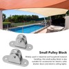 Small Pulley Made of Stainless Steel, Silent, Wall Mounting, Fixed