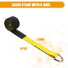 Wowangce 4 Pack Lasso Tow Truck Straps with D Ring