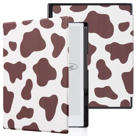 CoBak Case for Remarkable 2 Paper Tablet - Lightweight and Hard Back Shell Protective Book Folio Cover with Built-in Pen Holder - for 10.3" 2020 Released (Brown Cow)