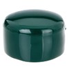 Alberts 833152 Post Cap for Round Metal Posts, Plastic, Green,
