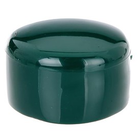 Alberts 833152 Post Cap for Round Metal Posts, Plastic, Green, for Post Diameter 48 mm, Set of 10
