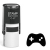 stampexpression - Game Console Self Inking Rubber Stamp - Black