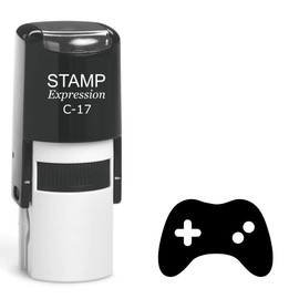 stampexpression - Game Console Self Inking Rubber Stamp - Black Ink (A-62236)