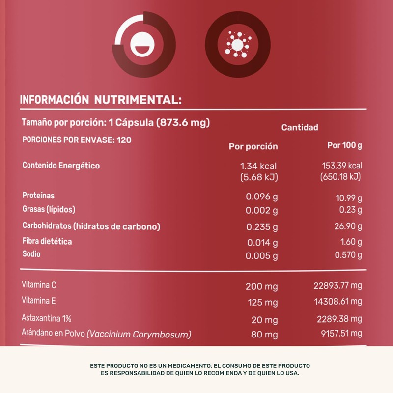 Life 360+ ANTIOX MIX | 120 cápsulas | Cápsulas a