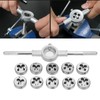 Screw Thread Tap Die Set, Portable Screw Taps and Dies