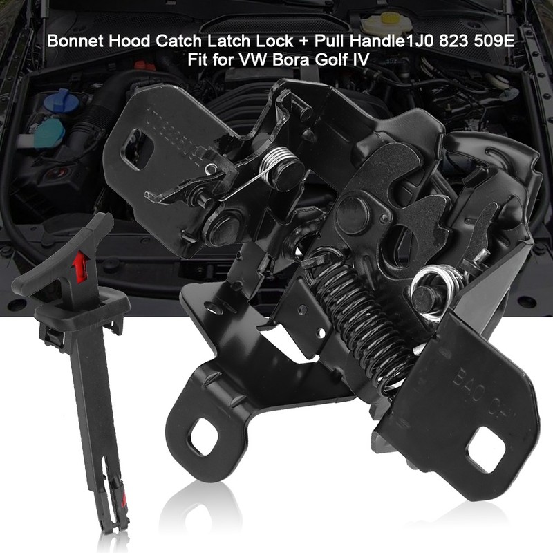 Bonnet Hood Catch Latch Lock with Pull Handle for Bora