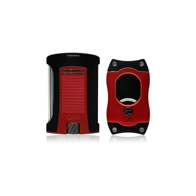 Colibri Daytona Lighter + S-Cut Cutter Gift Set - Single