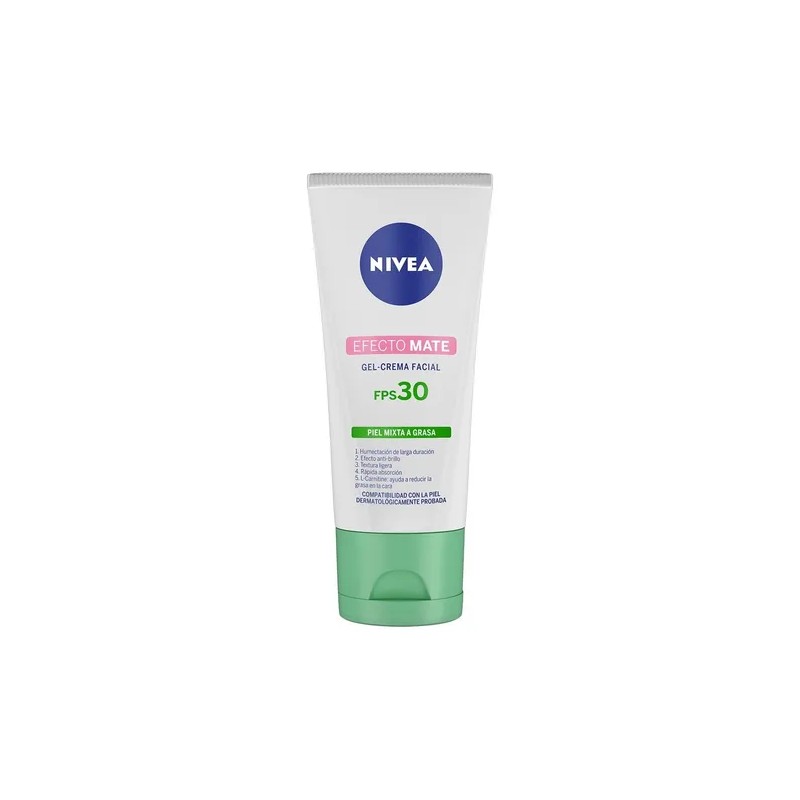 Crema Facial Hidratante Nivea Efecto Mate Con Fps 30 50