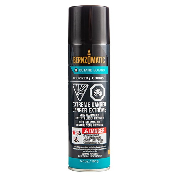 BernzOmatic Disposable Butane Cylinder Refills, 5.6 oz. (Pack of 12)
