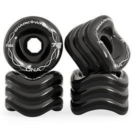Shark Wheel - Ruedas de Crucero Longboard de 72 mm, fórmula ADN, Juego de 4 Ruedas