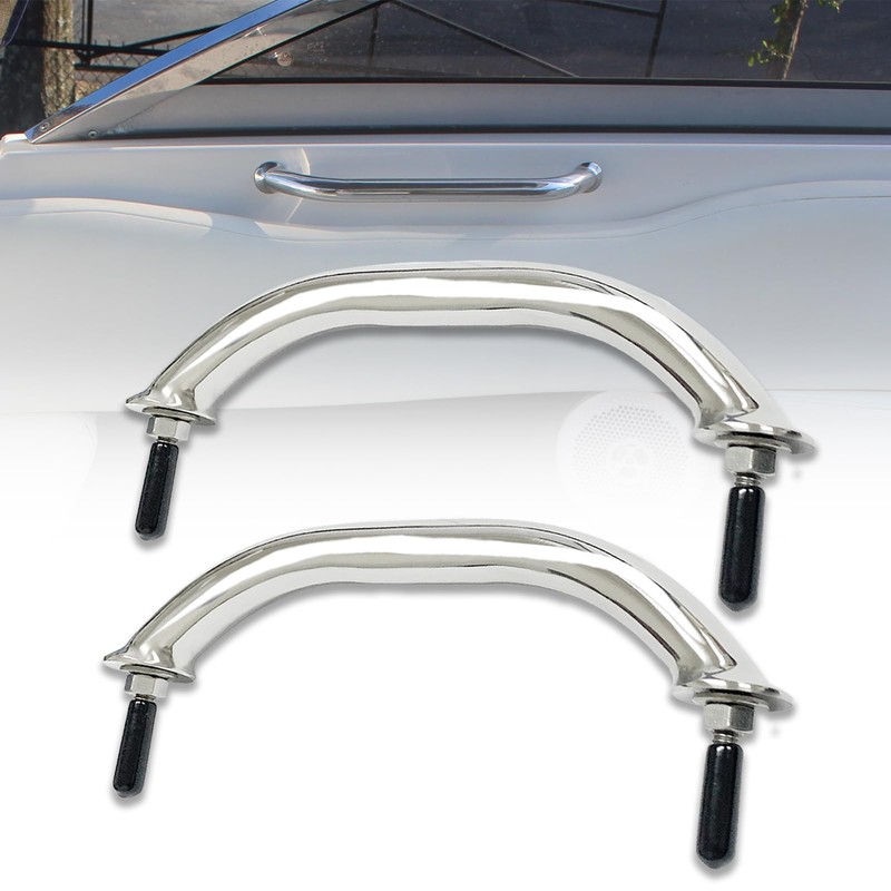 TuoP 9 inch Stainless Steel Boat Grab Handle, Marine Handrail
