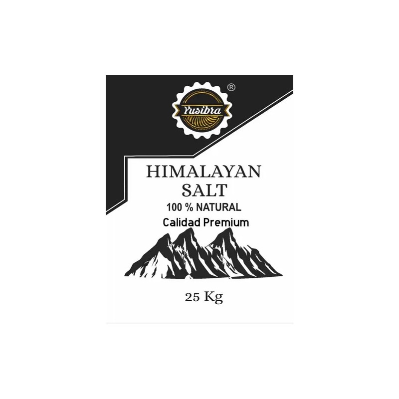 Sal Del Himalaya Fina 25 Kilos 100% Natural