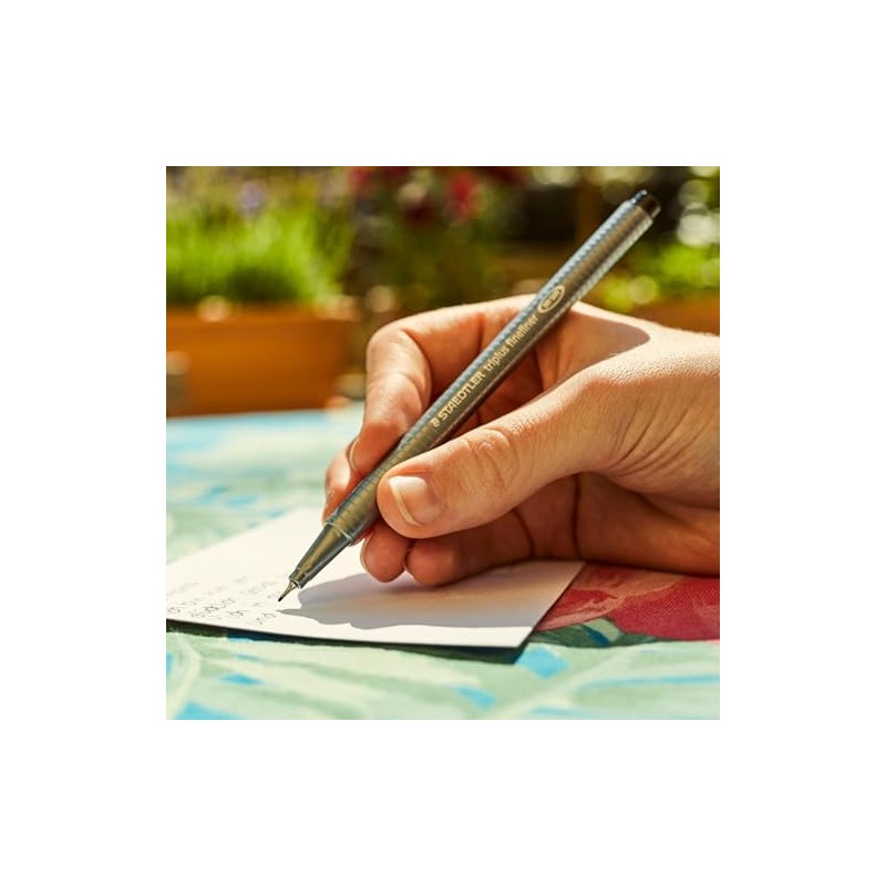 STAEDTLER Fineliner Triplus 42pcs Punta Superfina, Revestida de Metal, Ancho