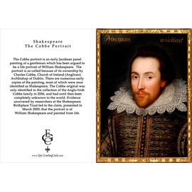 12 Vintage Notecard Set of The Archbishop Charles Cobbe (1686-1765) Portrait of Shakespeare, Painted from Life.